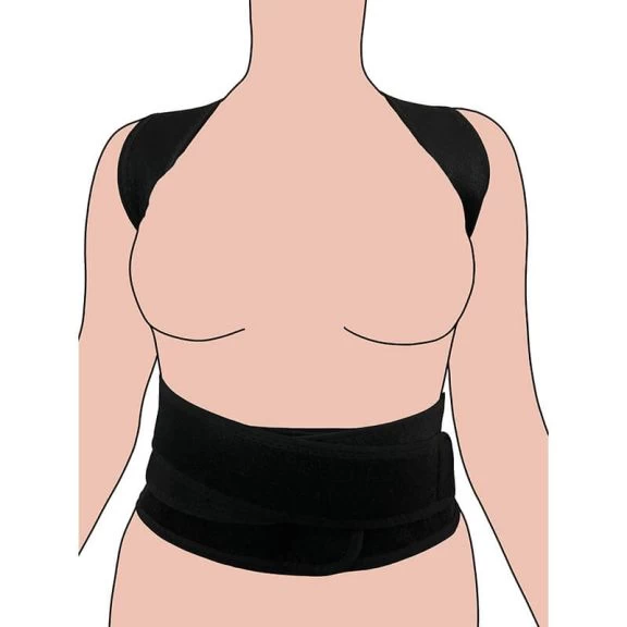 Testtartásjavító (szivacsos,hálós)