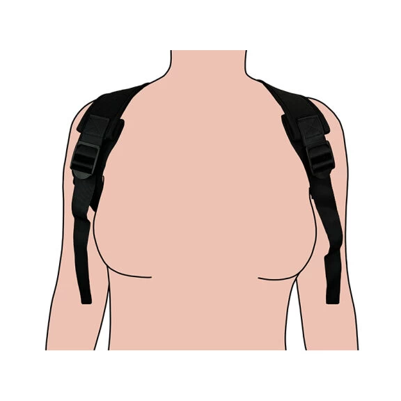 Testtartásjavító (öv nélküli, nyolcas vállpánt)