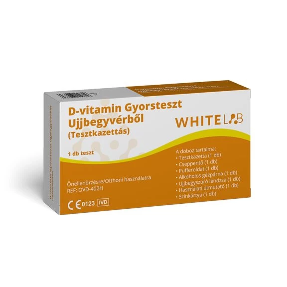 D-vitamin Gyorsteszt Ujjbegyvérből (Tesztkazettás)