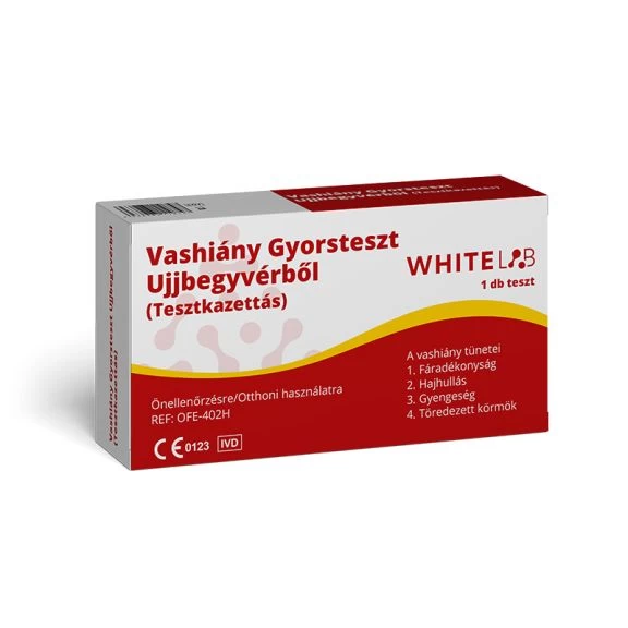 Vashiány Gyorsteszt Ujjbegyvérből (Tesztkazettás)