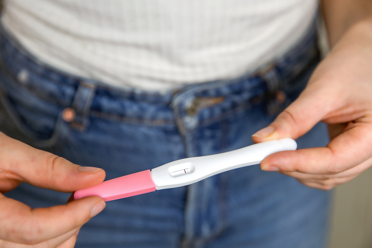 Vizeletsugaras terhességi teszt