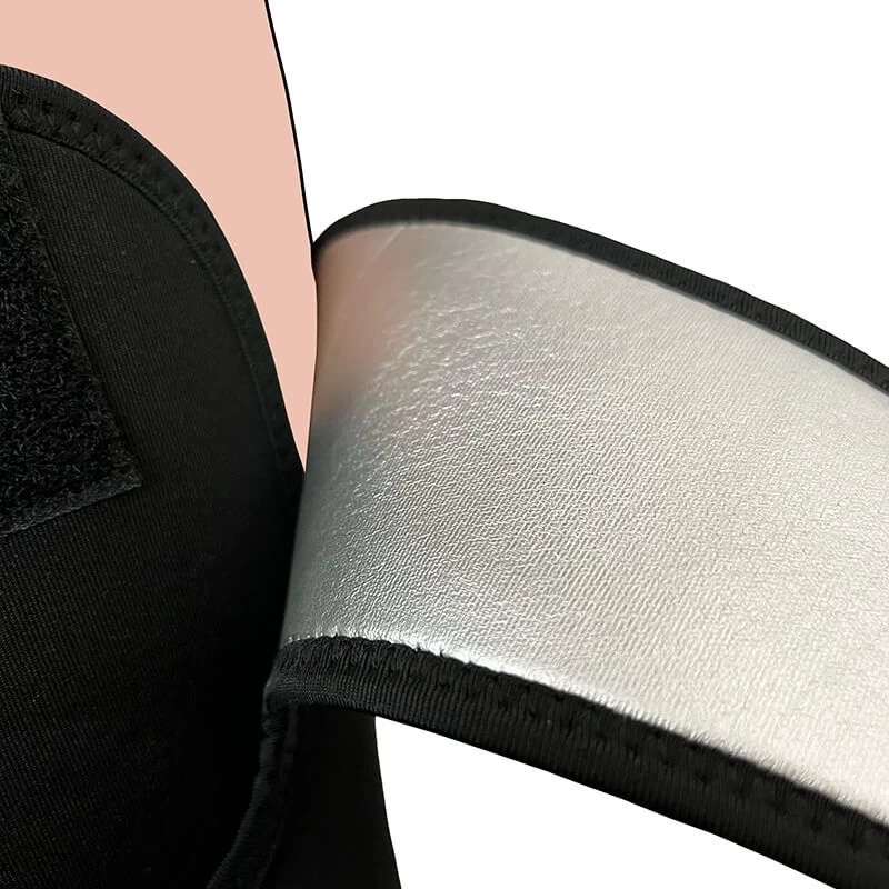 Ezüst ion izzasztó combvédő