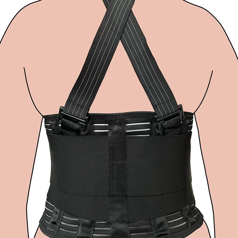 Felfüggesztékes deréktámasz öv 1